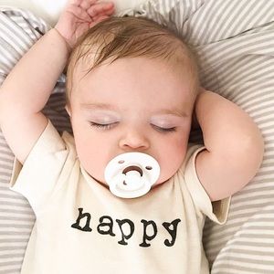 Happy organic bodysuit from Tenth & Pine